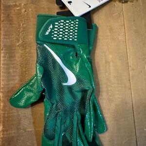 Nike Alpha Batting Gloves Dri-FIT Baseball Green Unisex XL | New With Tags